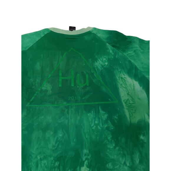 Pharrell Williams ADIDAS jersey Shirt SZ XL Green Soccer Track Tie Dye Collab - Picture 6 of 6